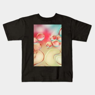 Oil Drops with Blush Pink Kids T-Shirt